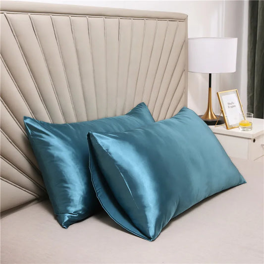 Noctaya Pillow – Taie d’Oreiller en Satin Soyeux